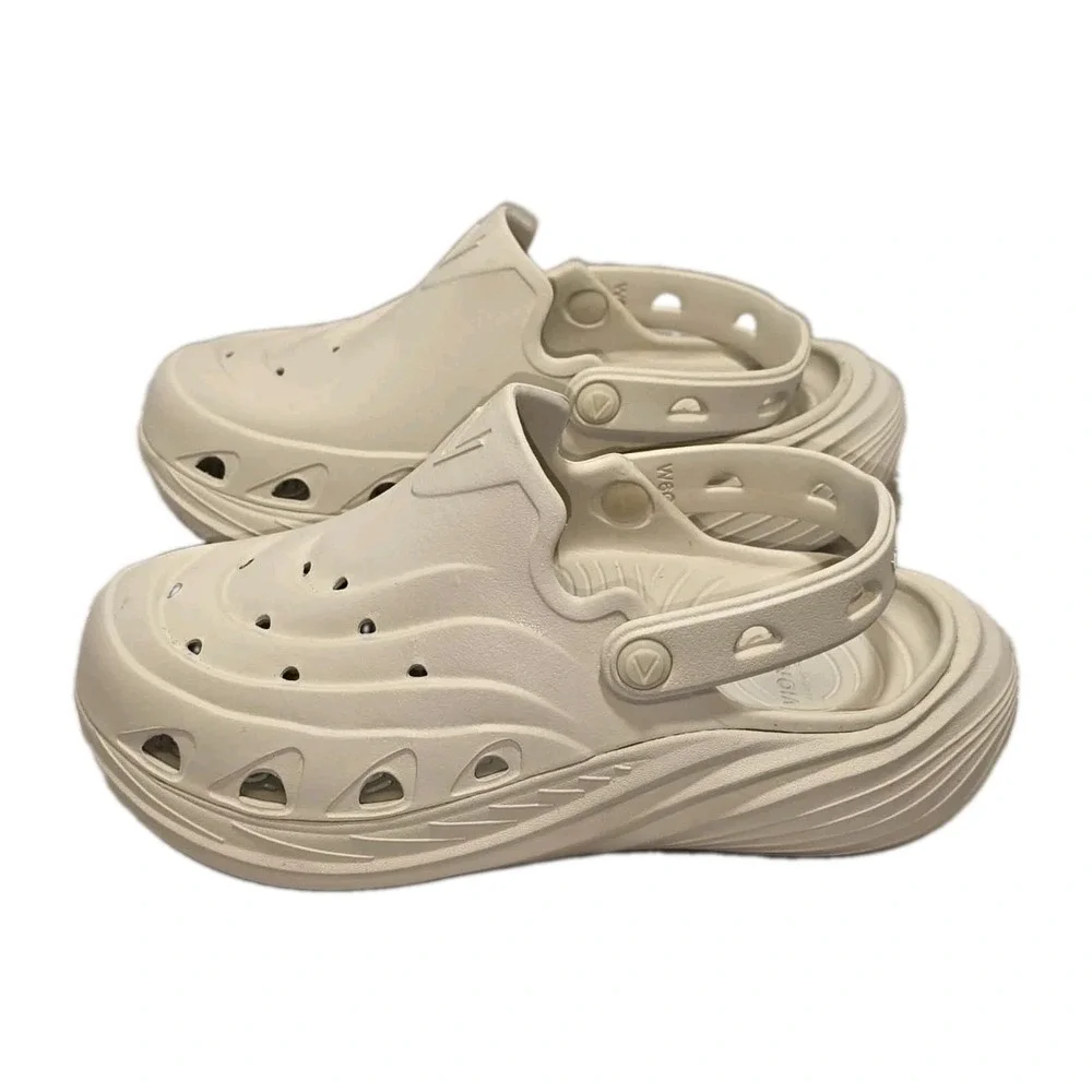 Vionic Recovery RX Women's W6 Wide Cream Off White Recovery Clogs Comfort Shoes